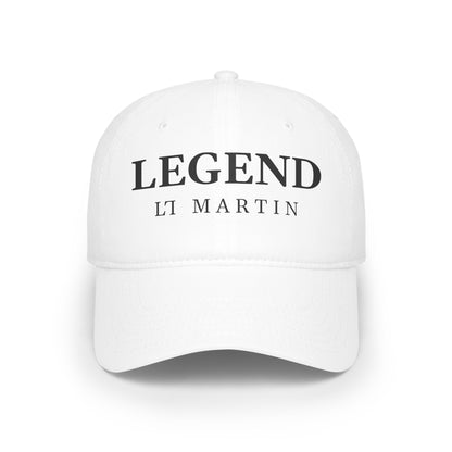 LEGEND SIGNATURE CAP (black text on white base)