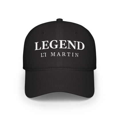 LEGEND SIGNATURE CAP (white text on black base)